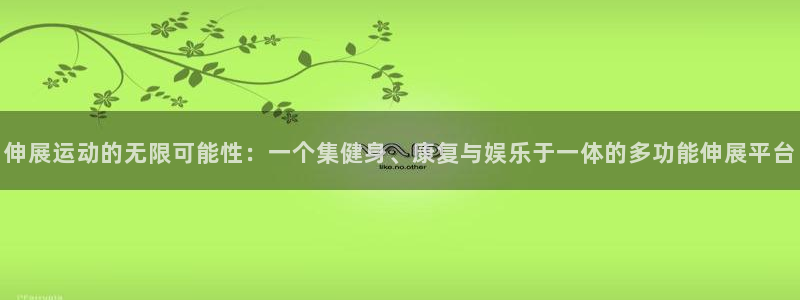 征途国际平台APP：伸展运动的无限可能性：一个集健身